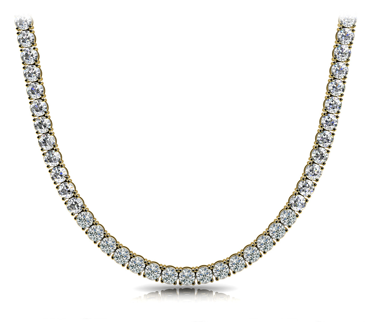 14K 20" 16.54 Carats 3.5mm VS2 G-H