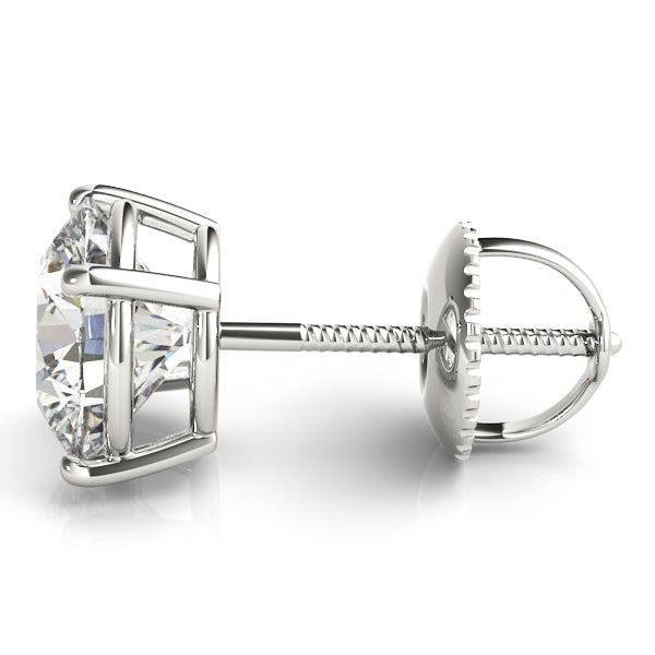 14k White 0.65ct Lab Grown Diamond Studs VS1-2 G-H