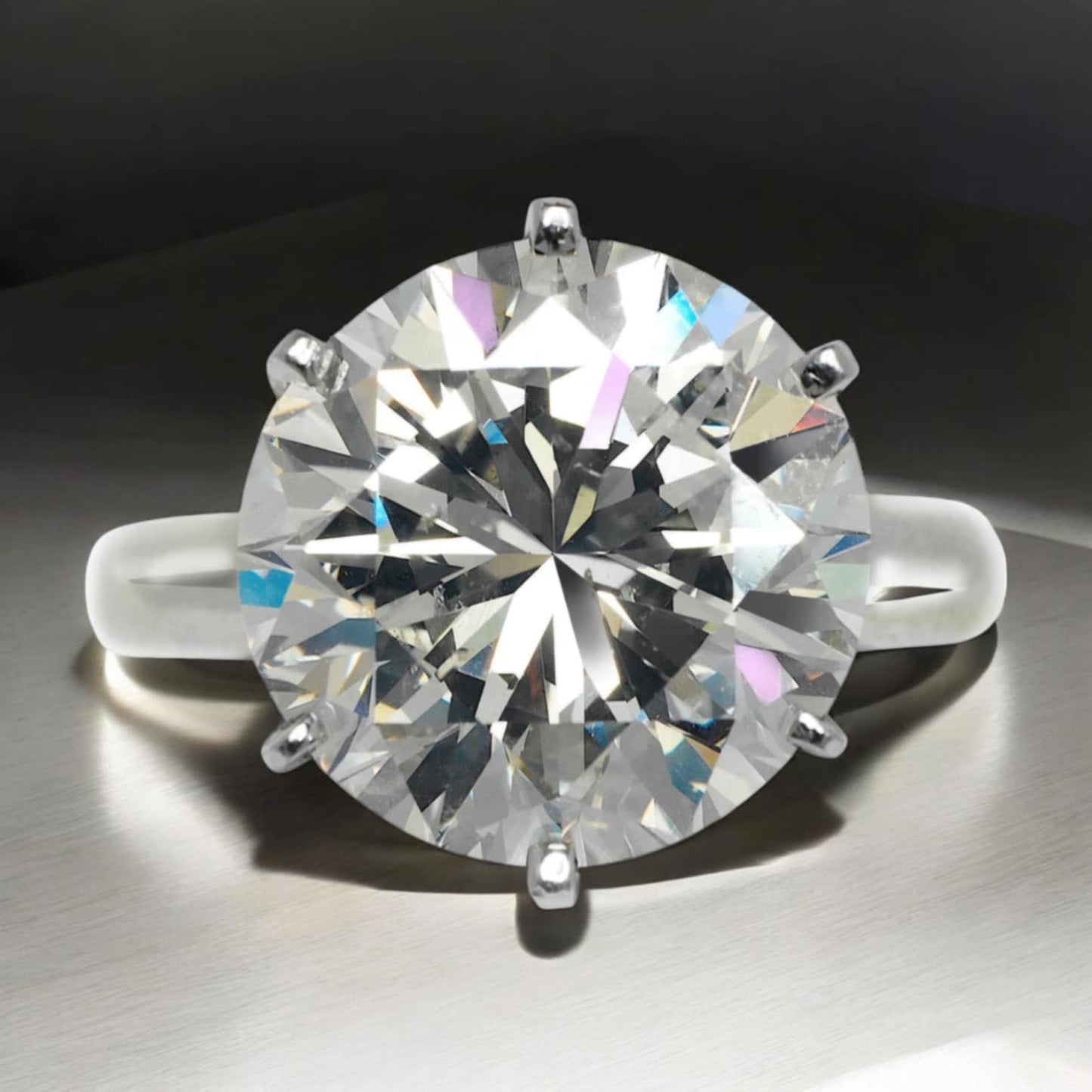 11.02 Carat Round Brilliant Cut Lab-Grown Diamond