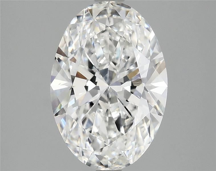 3.07 CT Oval Lab-Grown Diamond VS1 E Color EX EX IGI Certified