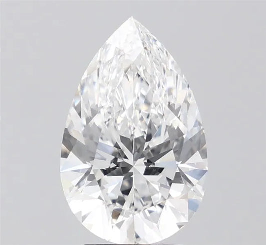 3.00ct Pear Lab Grown Diamond (Colour G, Clarity VS1, IGI Certified)