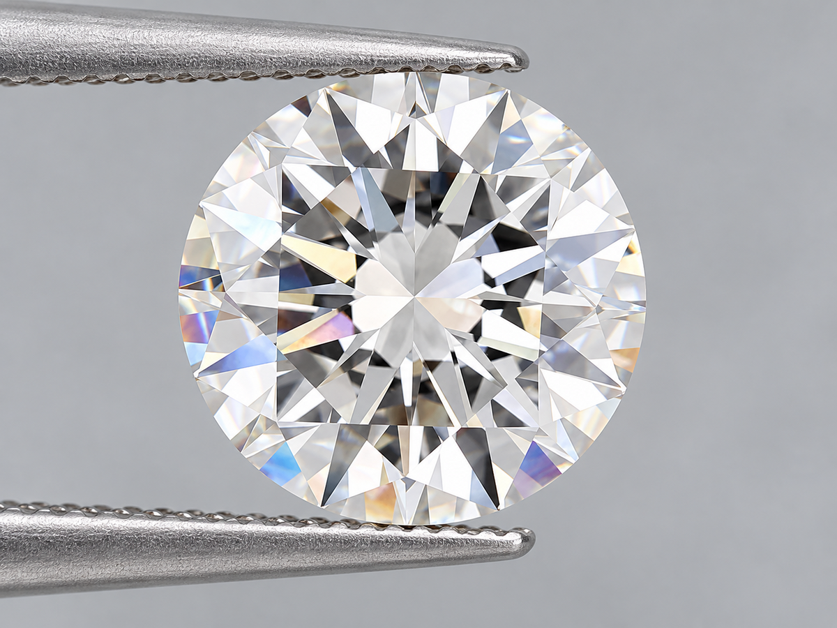 4 CT Round Brilliant Lab Grown Diamond E VS1 Triple EX IGI Certified Loose