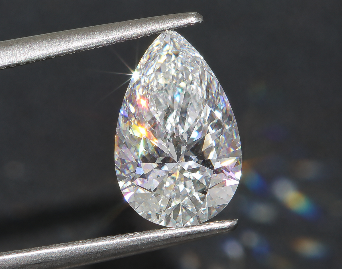 1.53 Ct. Pear Shaped Laboratory Grown Diamond VS1 F Color IGI Certified