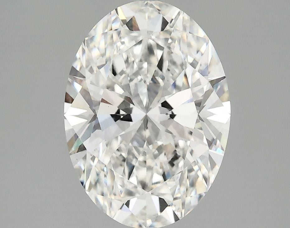 2.58 Ct Oval Lab Grown Diamond F VS1 EX EX None Loose