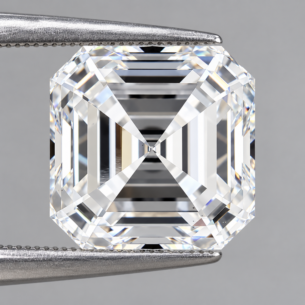 3.09 Ct Asscher Cut Lab Grown Diamond E VS1 IGI Certified EX/EX Loose Diamond