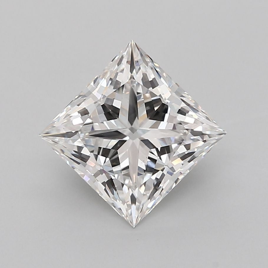 3.03ct Princess Cut Lab Grown Diamond E VS1 EX EX None IGI Cert. Loose Stone