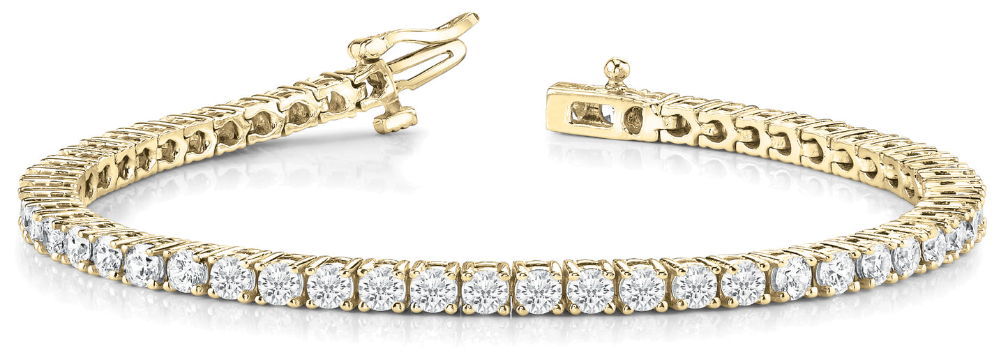 8.60 Carat T.W. Lab-Created Diamond Tennis Bracelet in 14K White Gold