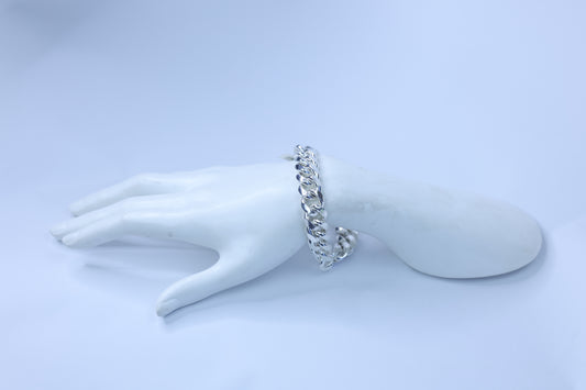 Solid 925 Sterling Silver 10", 15mm Miami Cuban Bracelet