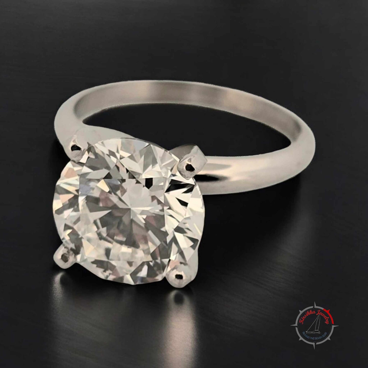 4.39ct Lab-Grown Diamond Ring in 14k White Gold - G
Color, VS1 Clarity