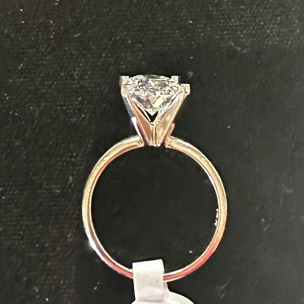 Round Brilliant 2.53 H VS1 14K Engagement Ring Hearts & Arrows Lab Grown Diamond